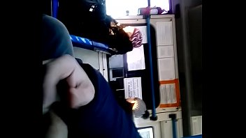 bus touch my dich Eat the cum off her pussy