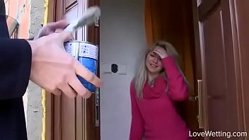 tattoo toilet girl Teen with old man first time