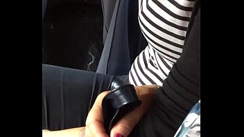 in bus rape Girl gives handjob and gets fucked